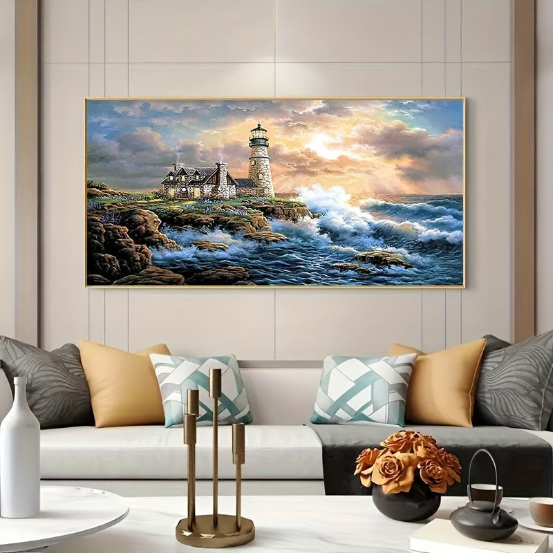 Lighthouse Diamond Art Painting Kit Full Round DIY Craft