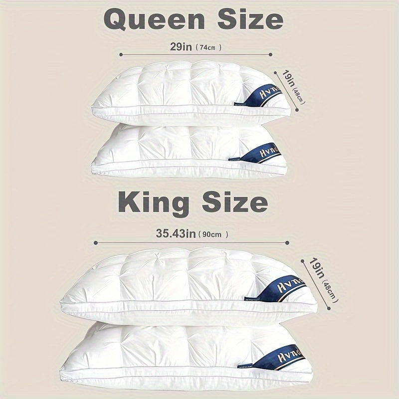HVNDE 2 Pack Luxury Hotel Collection Pillows