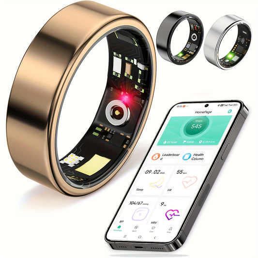 FERTO Smart Ring Fitness Tracker For iPhone Android IP68