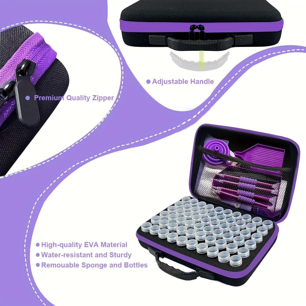 Storage Bag for 5D DIY Diamond Painting Accessories