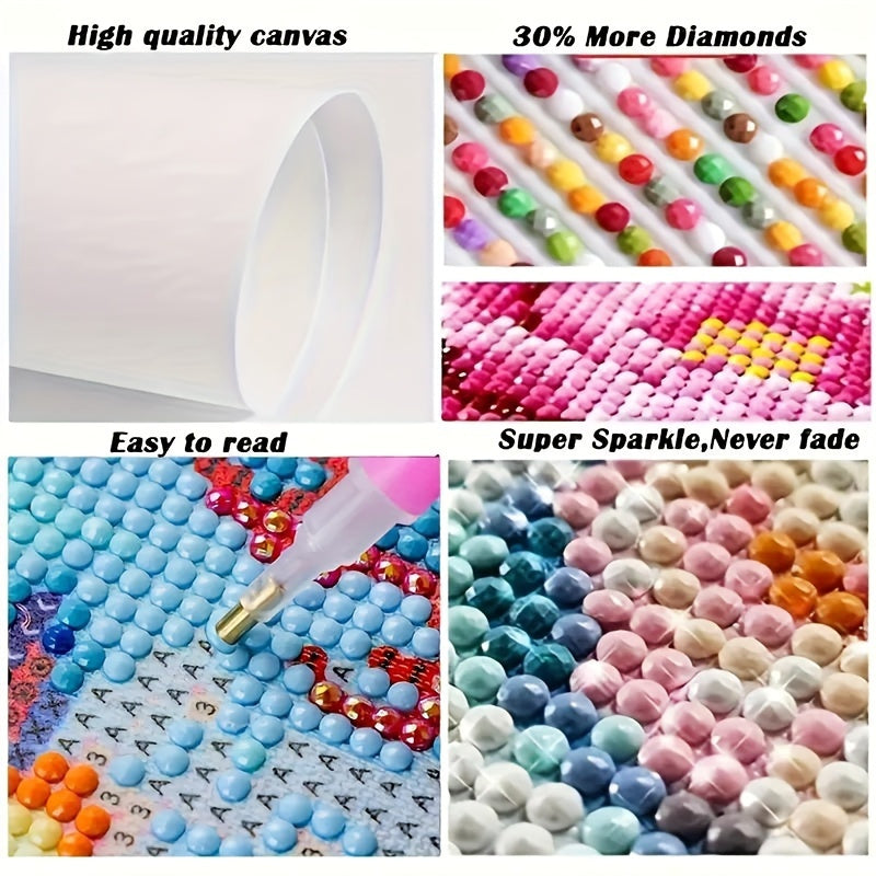 Landscape Diamond Painting Kit 5D Round For Beginners Wall Art