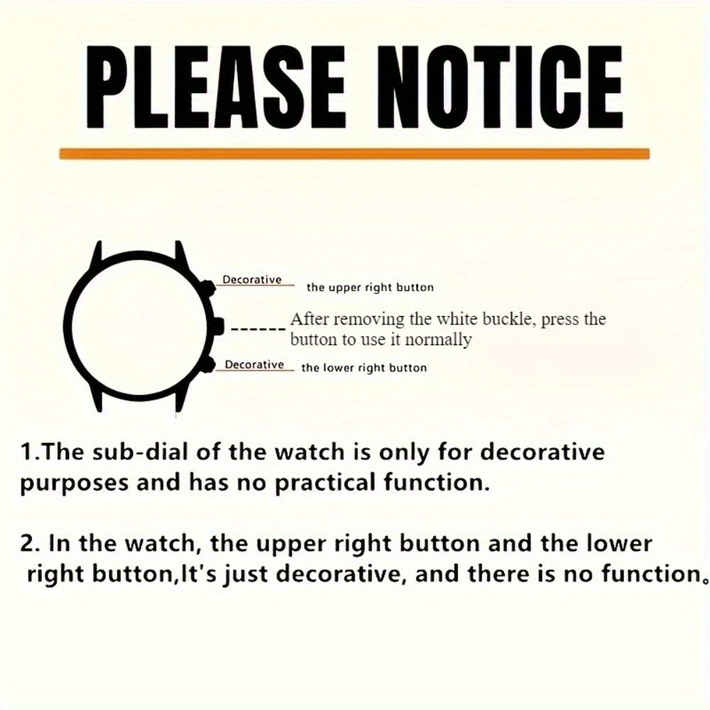 NOTIONR Men's Analog Quartz Watches With Date Display Casual Round