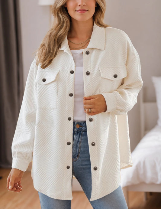 CN Guangdong Women Jacket With Pockets Flannel Coat