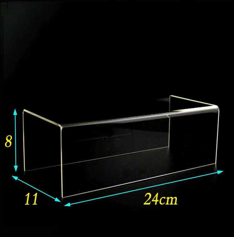 Clear Acrylic Display Riser Stand Jewelry Shelf Cupcake Fixtures