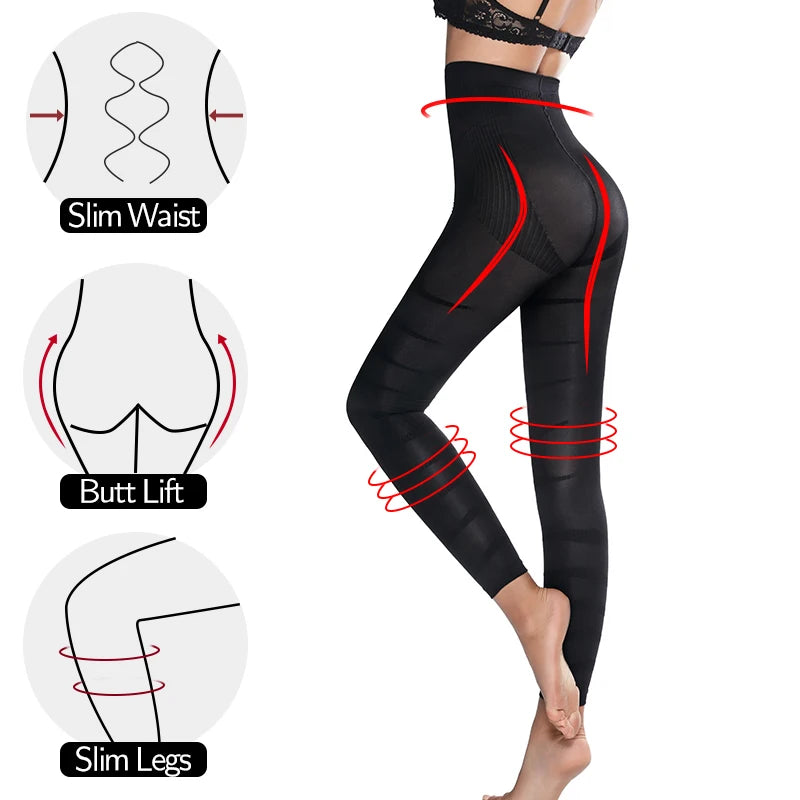 Miss Moly High Waist Leggings Tummy Control Body Shaper