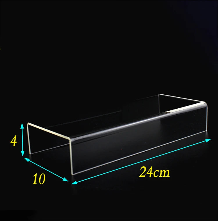 Clear Acrylic Display Riser Stand Jewelry Shelf Cupcake Fixtures