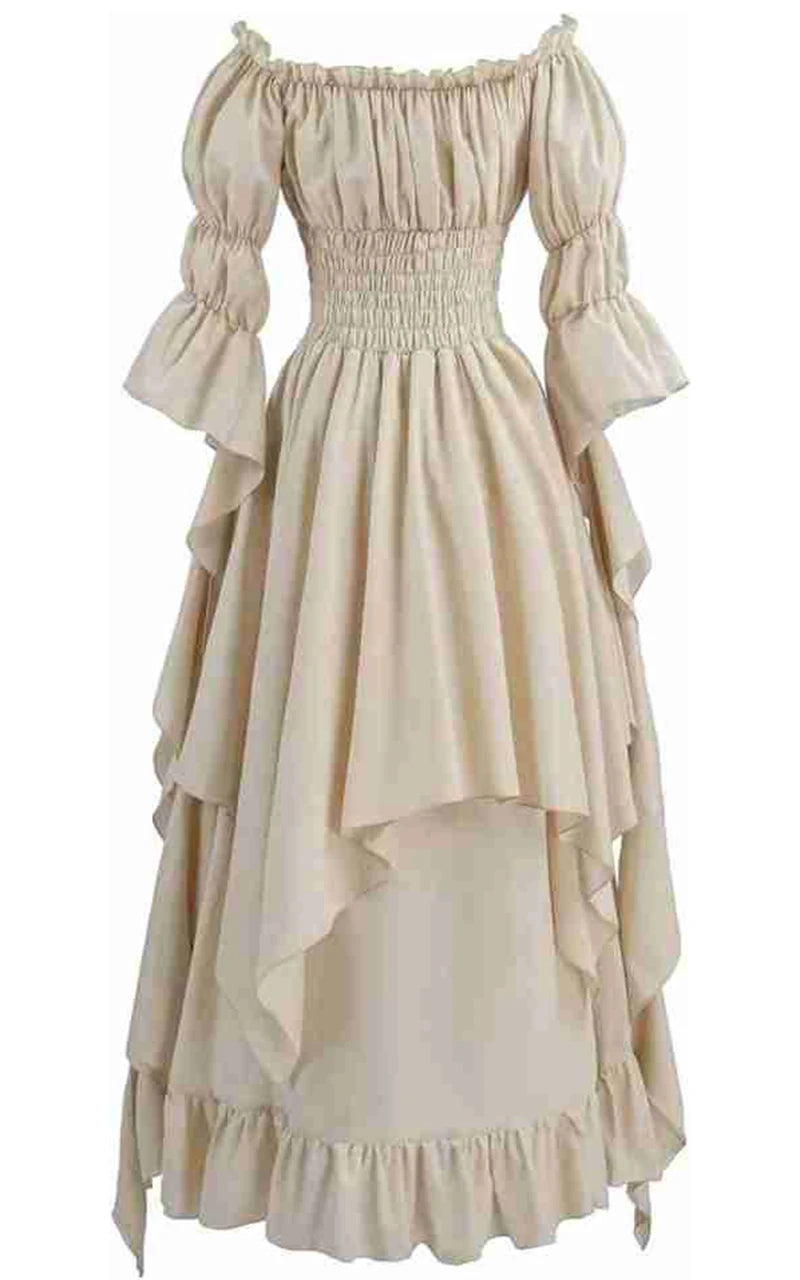 Anhui Gothic Witch Dress for Women Medieval Renaissance Costume