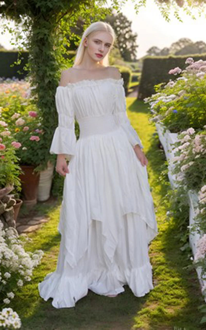 Anhui Gothic Witch Dress for Women Medieval Renaissance Costume