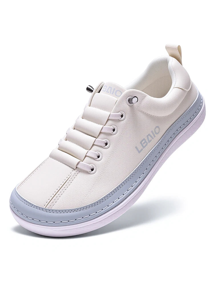 LBAIO Wide Toe Box Casual Shoes Barefoot Slip On Men