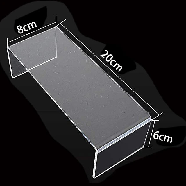 Clear Acrylic Display Riser Stand Jewelry Shelf Cupcake Fixtures