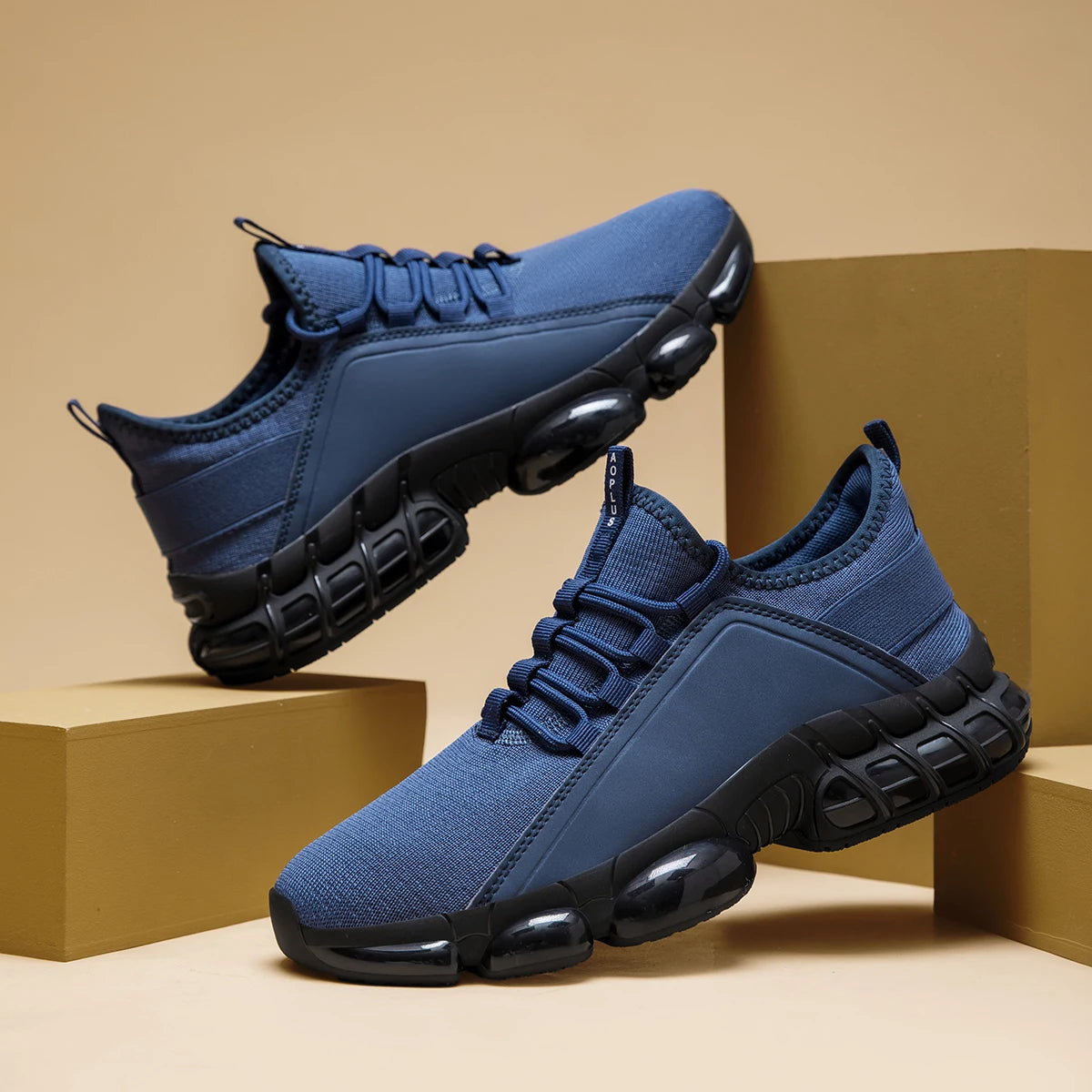 Men's Four Season Casual Sports Shoes Anti Slip Rubber Sole