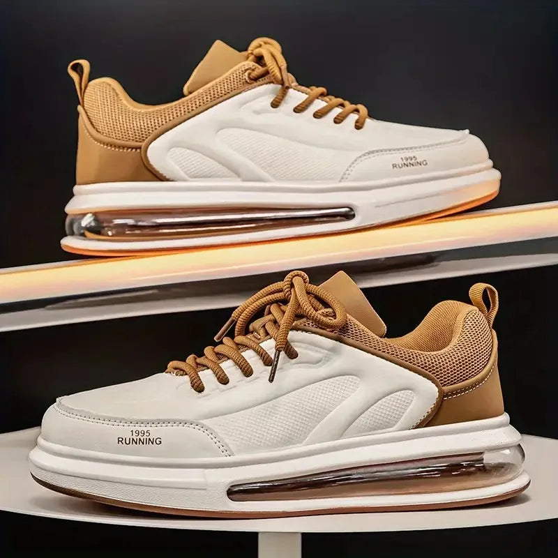 Mens Anti Slip Lace Up Skate Shoes Casual Sneakers