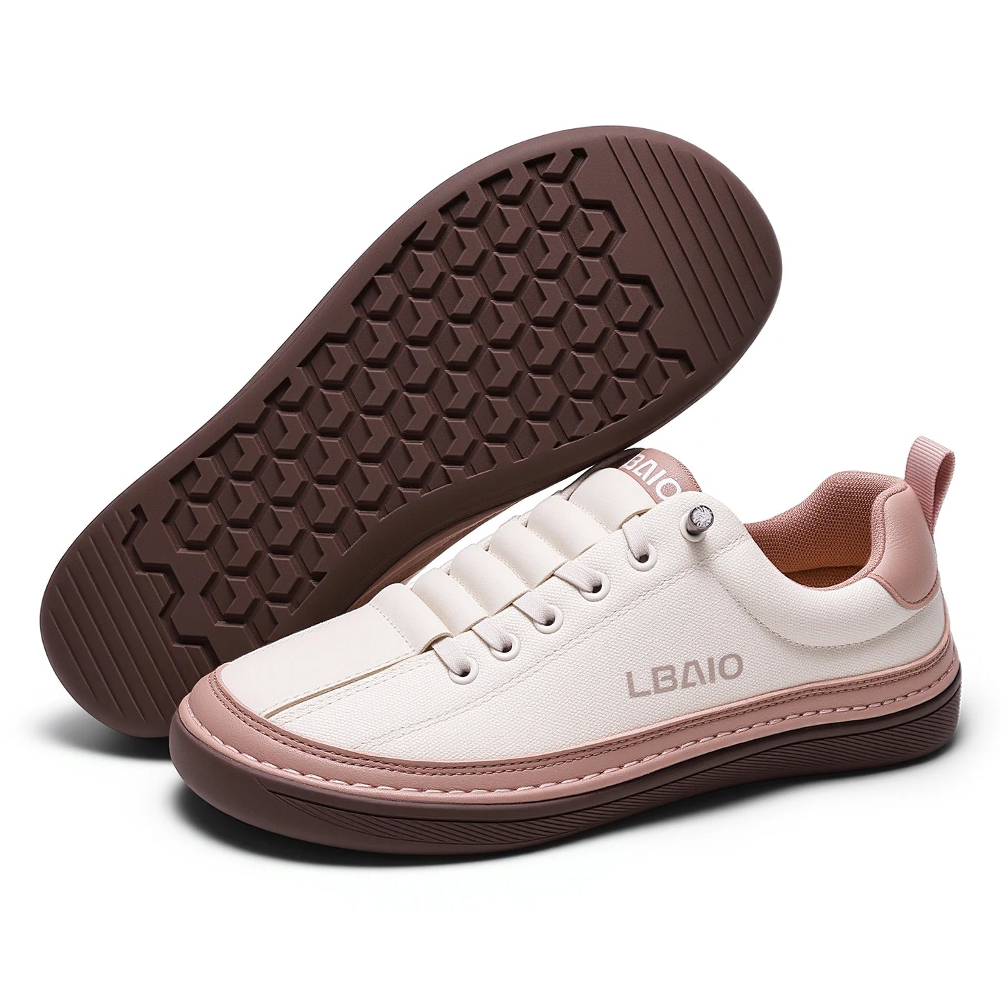 LBAIO Wide Toe Box Casual Shoes Barefoot Slip On Men