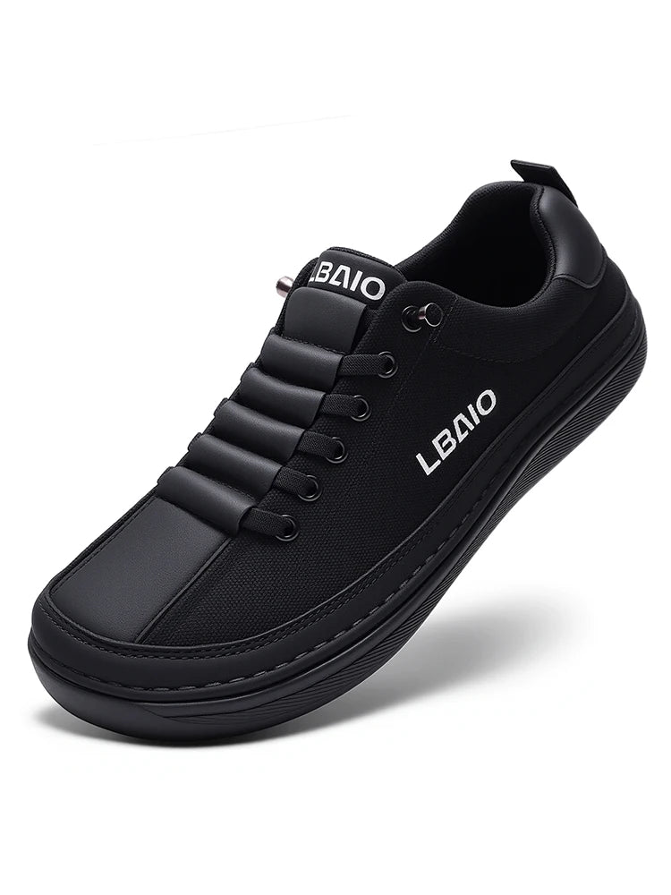 LBAIO Wide Toe Box Casual Shoes Barefoot Slip On Men