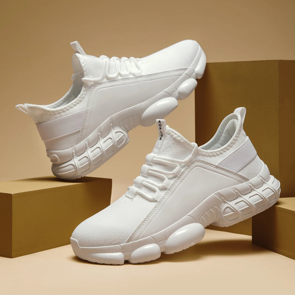Men's Four Season Casual Sports Shoes Anti Slip Rubber Sole