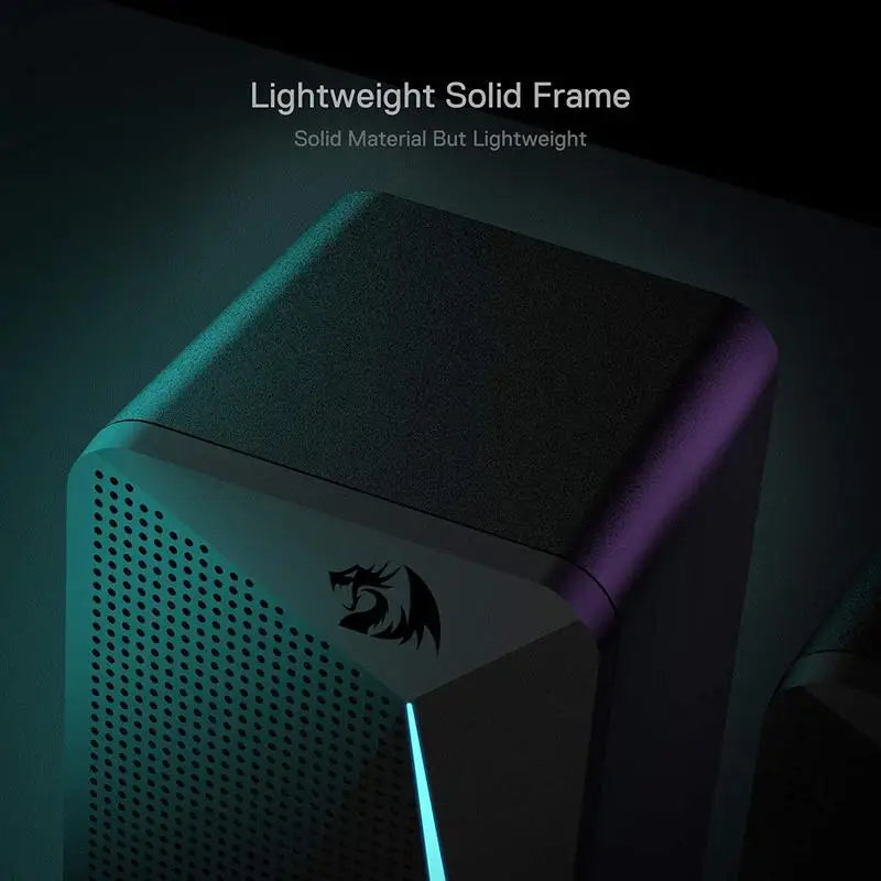 REDRAGON GS510 Waltz RGB 2.0 Channel Desktop Speakers With Backlight