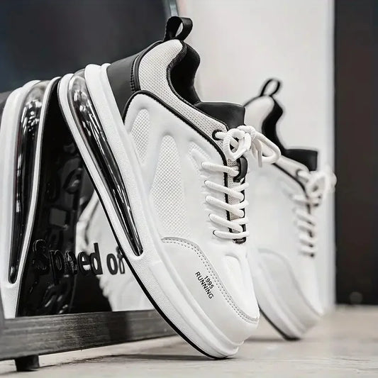 Mens Anti Slip Lace Up Skate Shoes Casual Sneakers