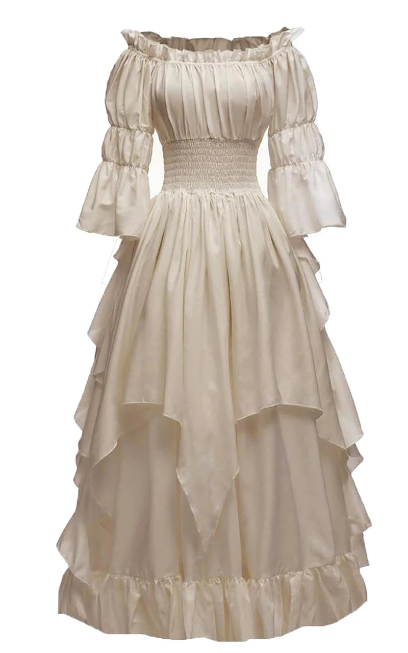 Anhui Gothic Witch Dress for Women Medieval Renaissance Costume