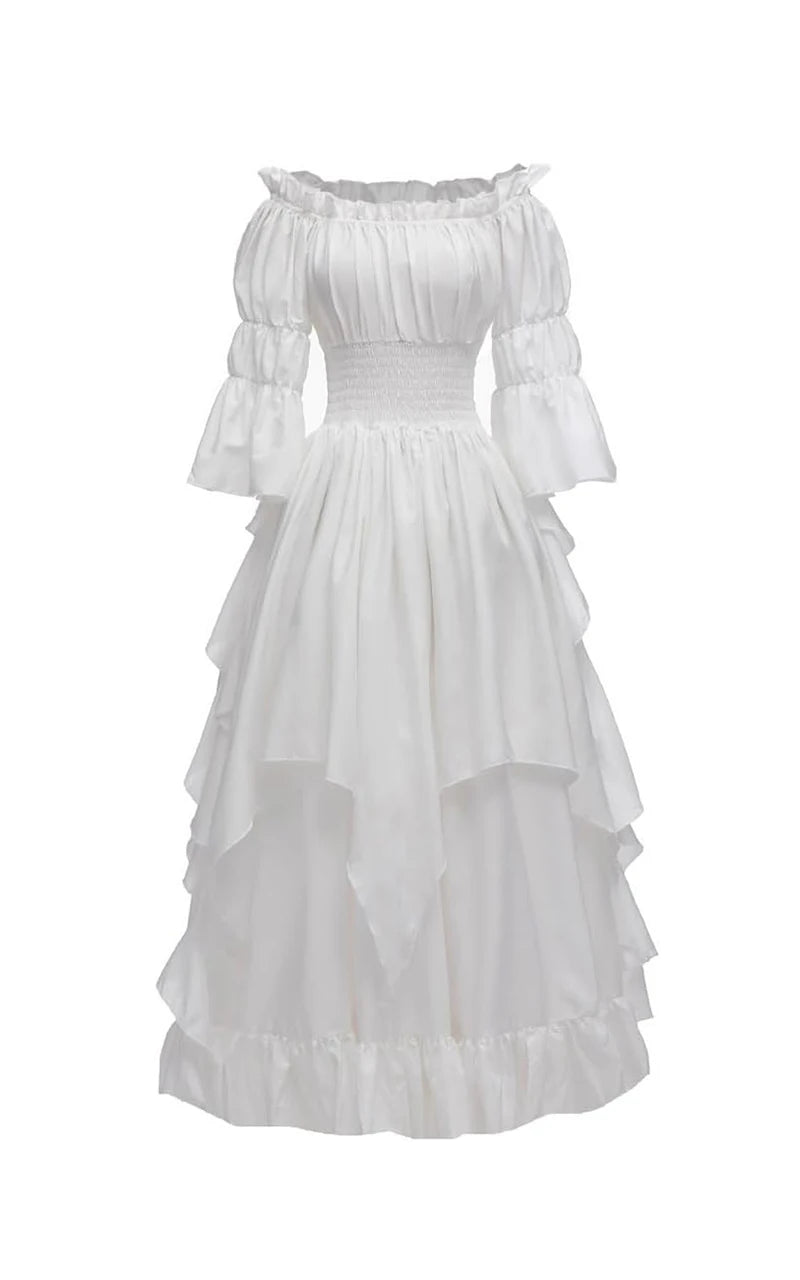 Anhui Gothic Witch Dress for Women Medieval Renaissance Costume