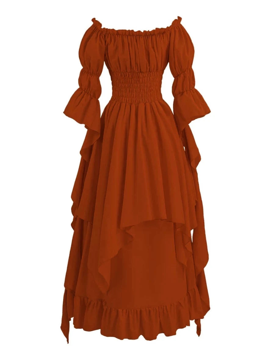 Anhui Gothic Witch Dress for Women Medieval Renaissance Costume