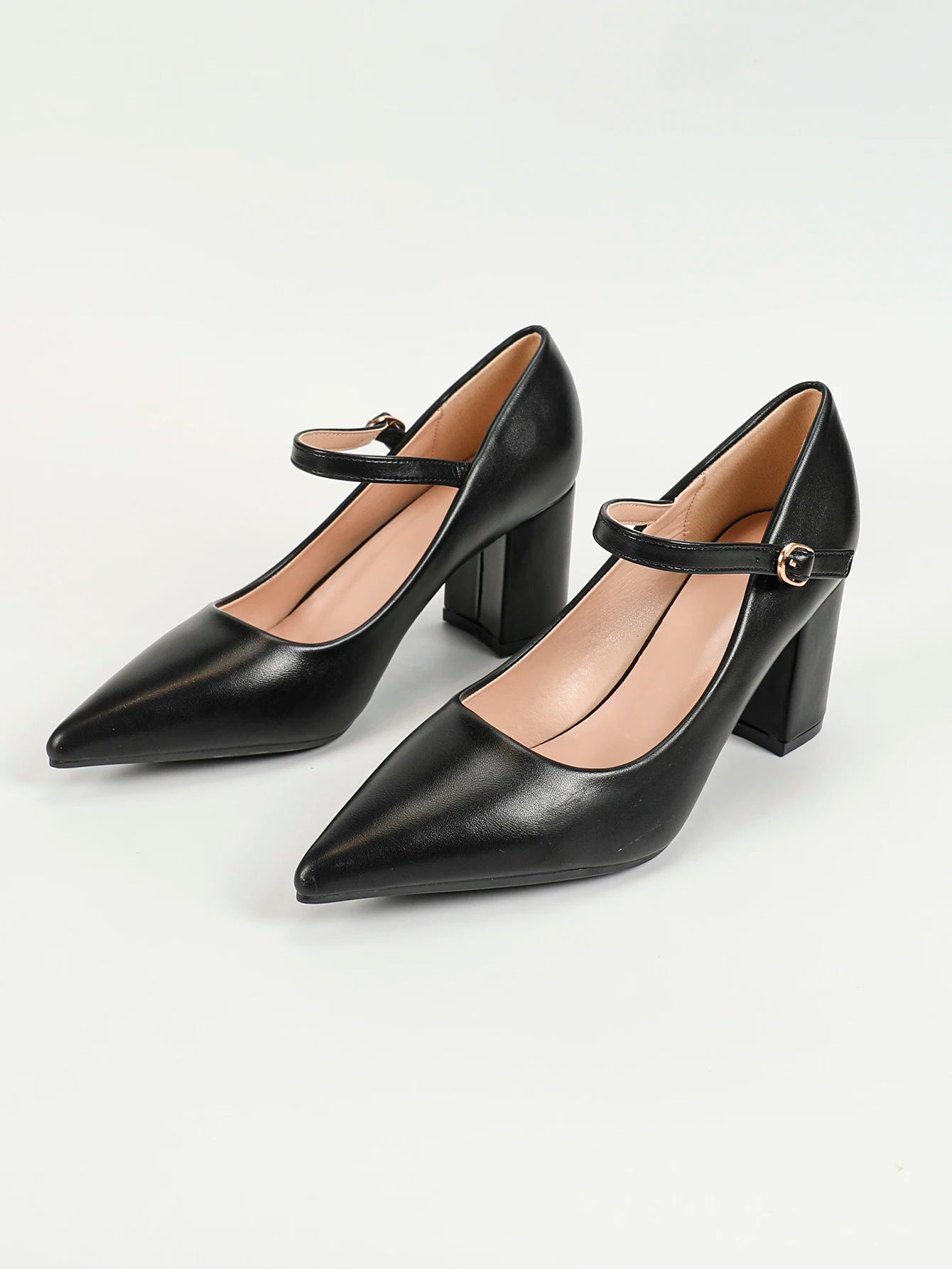 Women's Mary Jane Pumps Slingback Block Heel Office Party