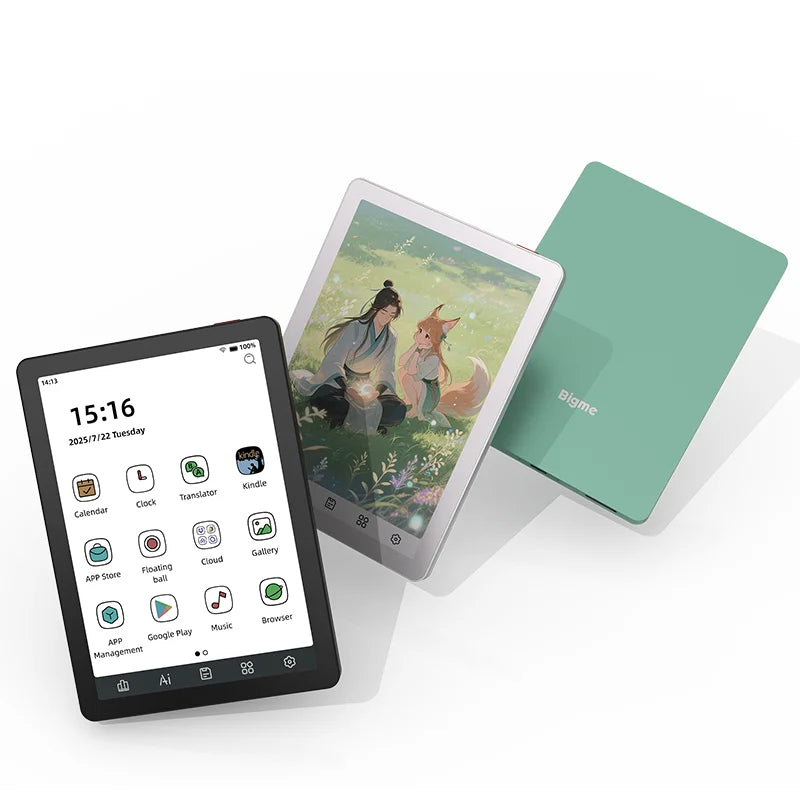 BIGME B6 Ebook Reader Android 14 Front Light 2100mAh