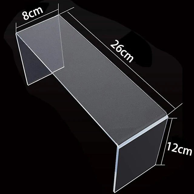 Clear Acrylic Display Riser Stand Jewelry Shelf Cupcake Fixtures