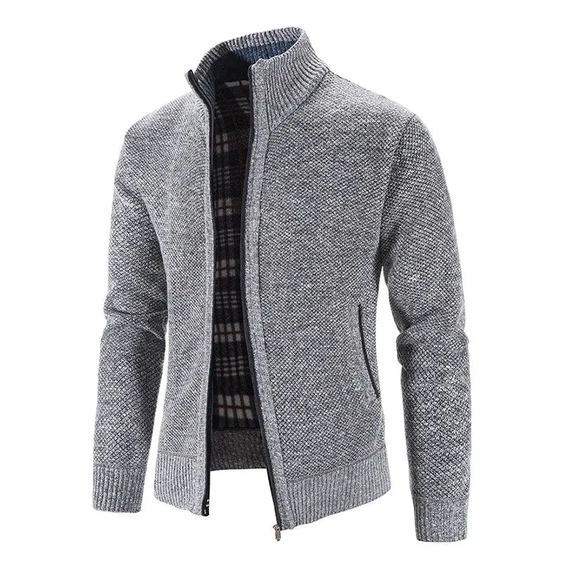 NONECN Knitted Cardigan For Men Spring Autumn Casual