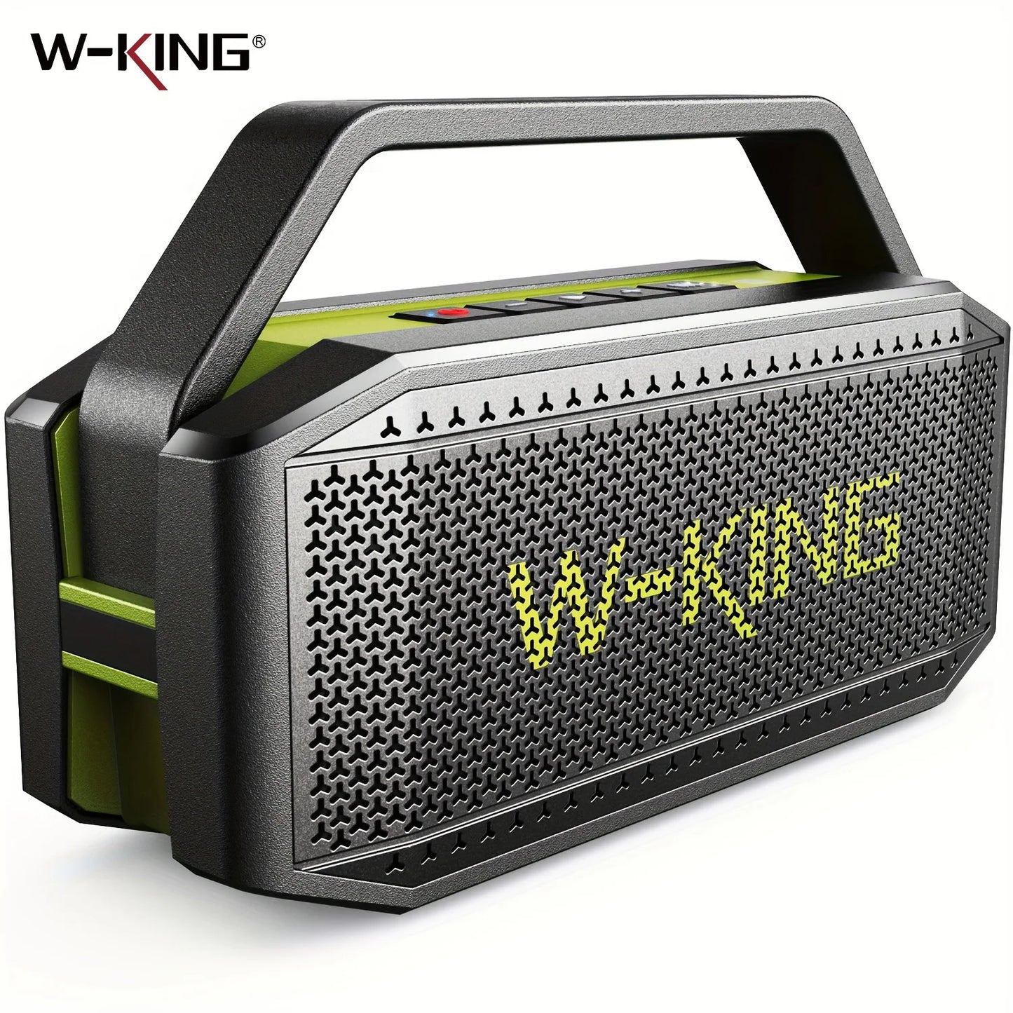 W-King 100W Peak Portable Bluetooth Speaker With Subwoofer Outdoor