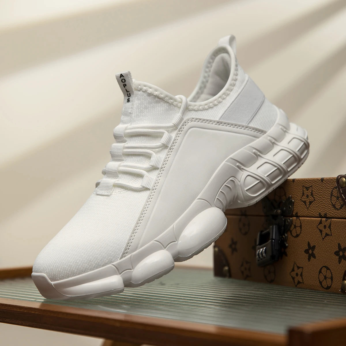 Men's Four Season Casual Sports Shoes Anti Slip Rubber Sole