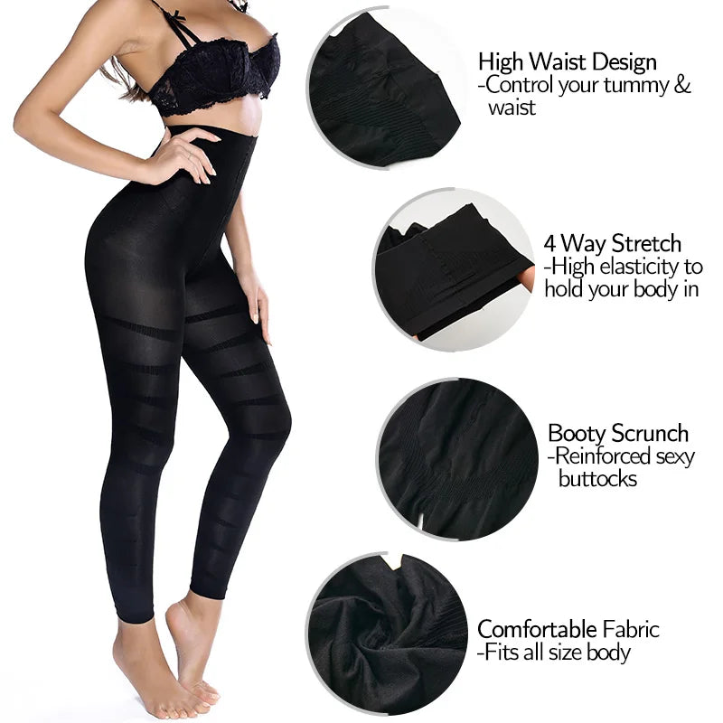Miss Moly High Waist Leggings Tummy Control Body Shaper
