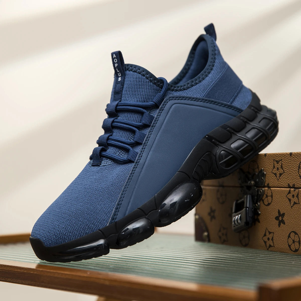 Men's Four Season Casual Sports Shoes Anti Slip Rubber Sole