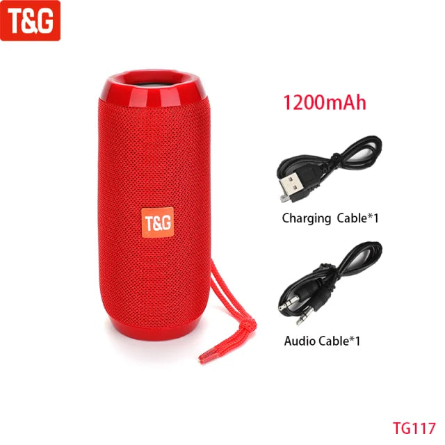Wireless Portable Bluetooth Speaker With FM Radio Subwoofer