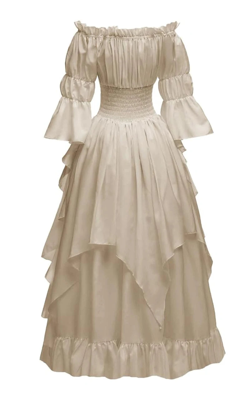 Anhui Gothic Witch Dress for Women Medieval Renaissance Costume