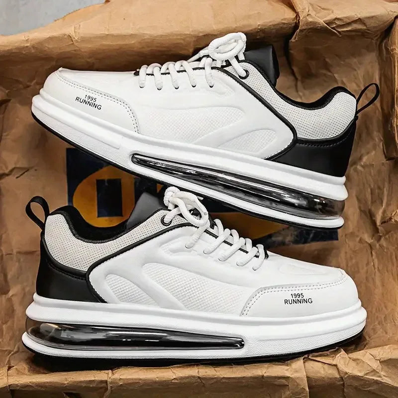 Mens Anti Slip Lace Up Skate Shoes Casual Sneakers