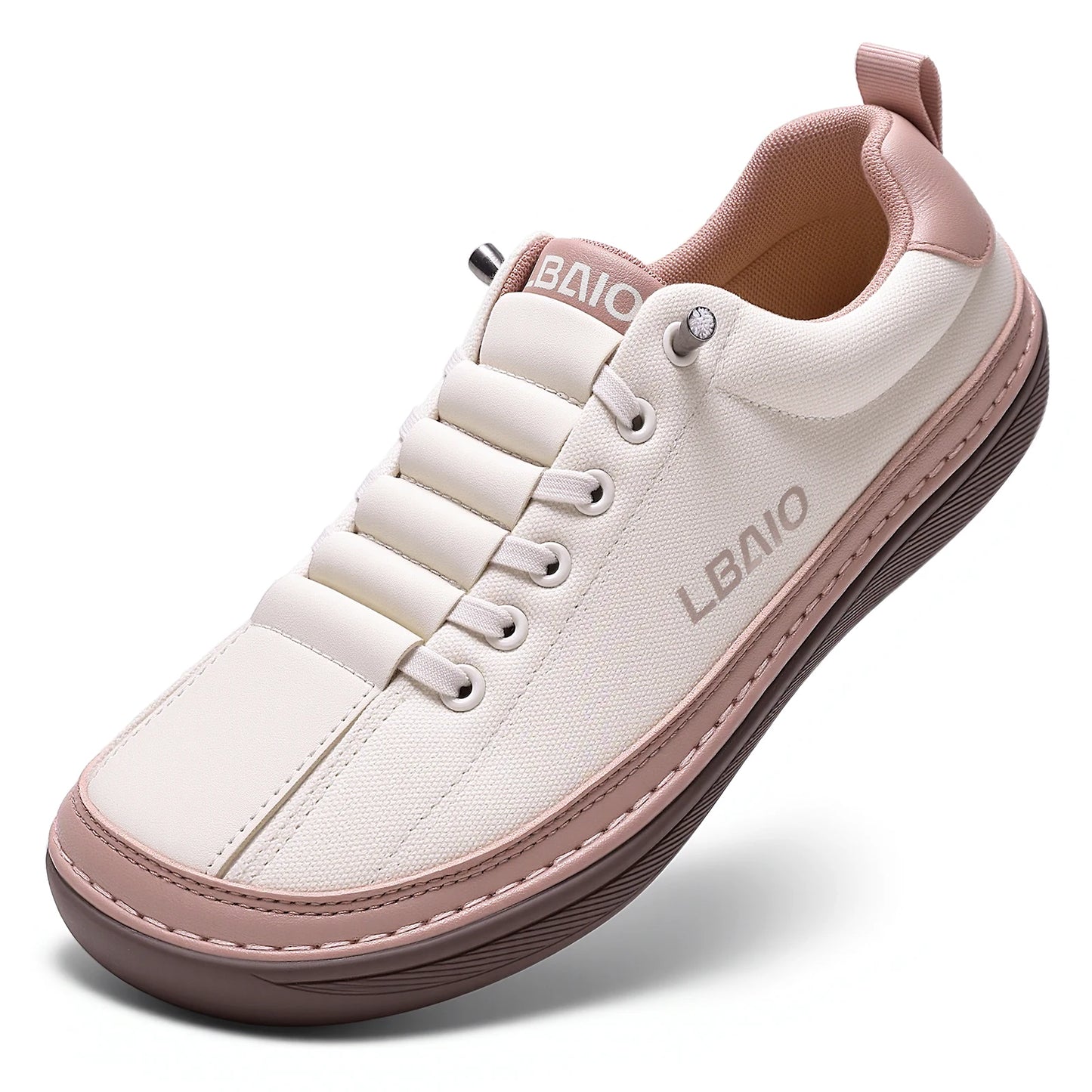 LBAIO Wide Toe Box Casual Shoes Barefoot Slip On Men