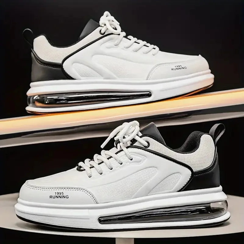 Mens Anti Slip Lace Up Skate Shoes Casual Sneakers