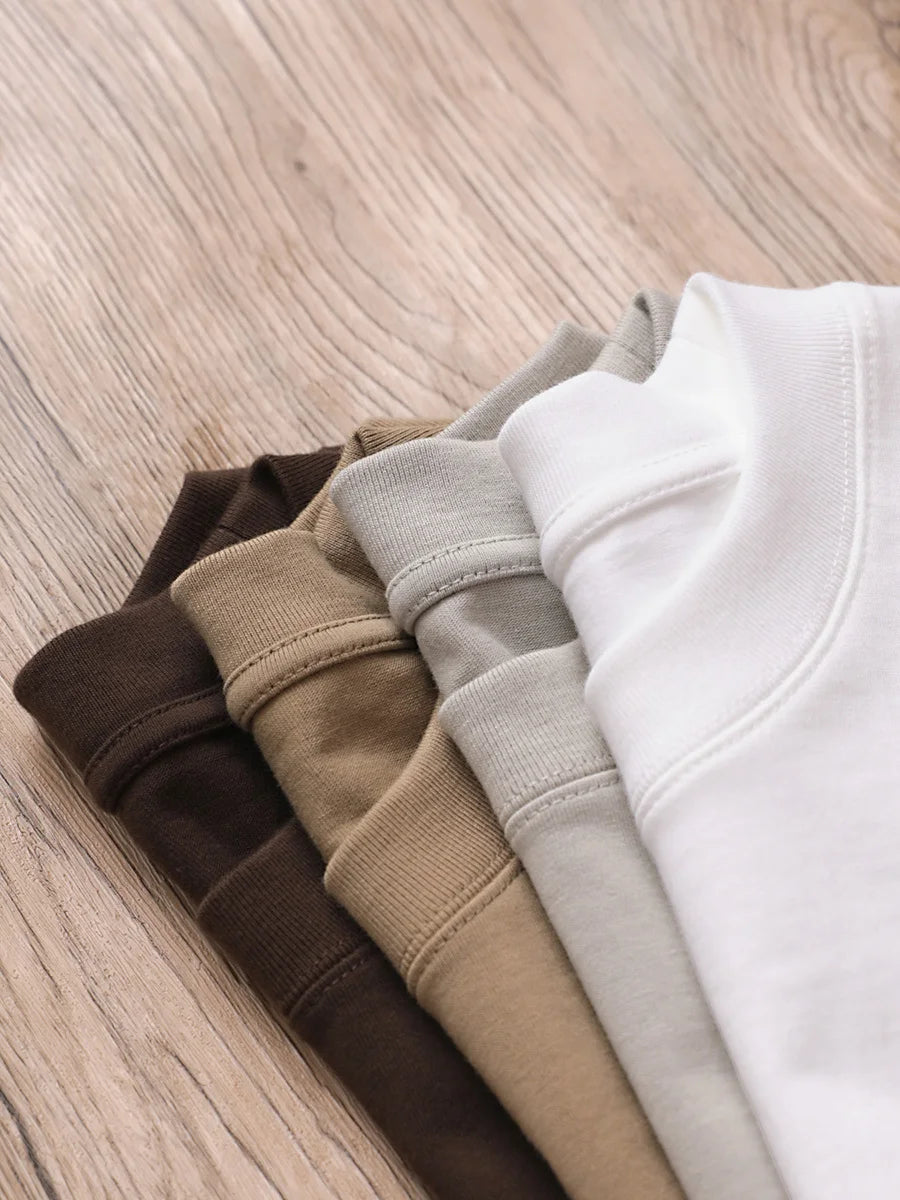 SYCPMANCN Cotton Heavyweight Tee For Men Daily Wear Everyday