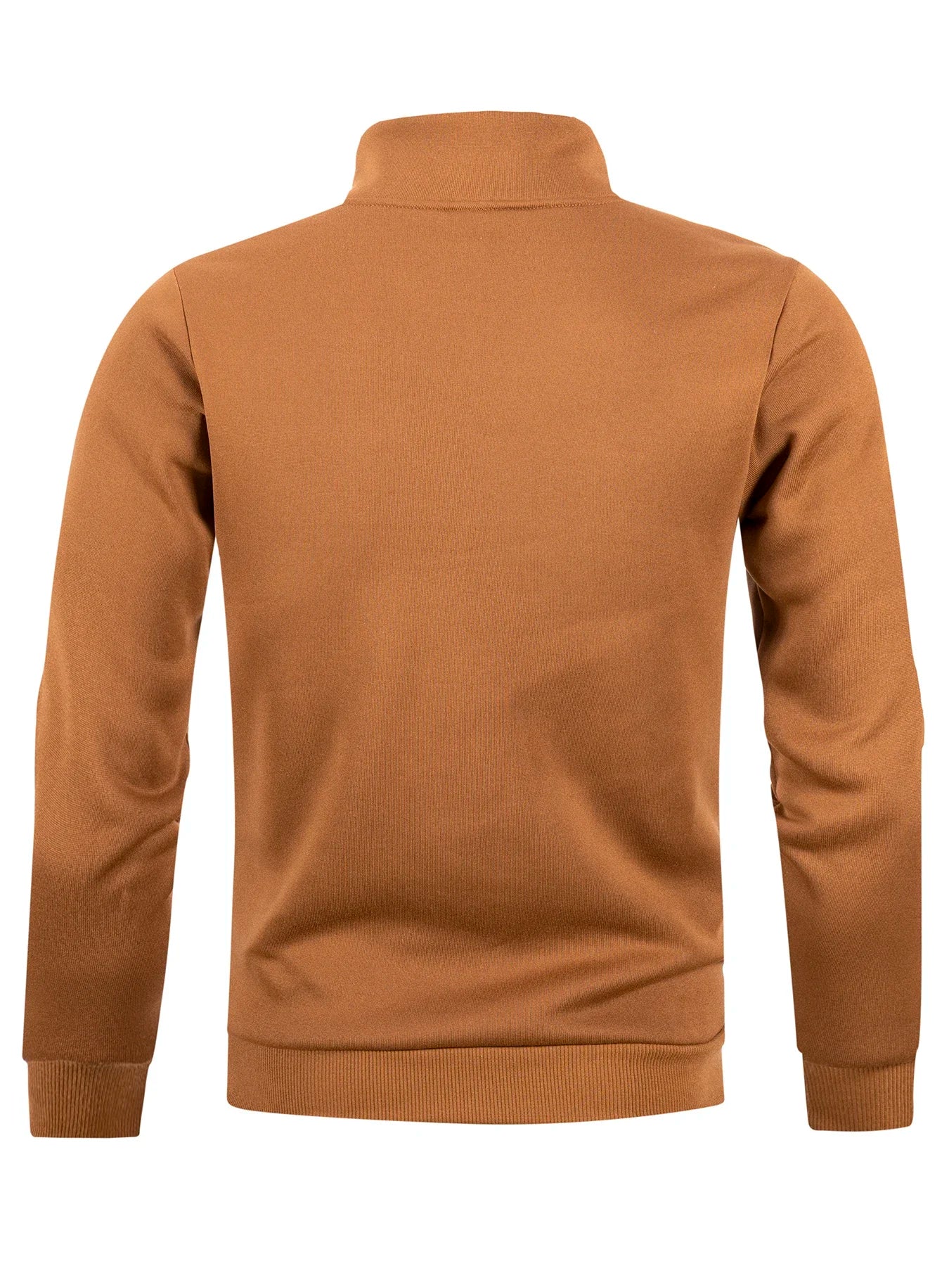 Autumn Men's Zipper Pullover Turtleneck Knit Sweater