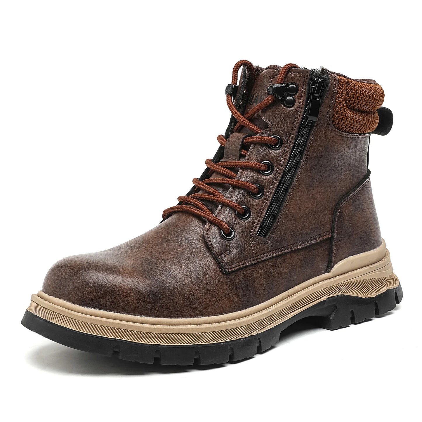 Kankeirr Waterproof Steel Toe Safety Boots For Men Stab Resistant