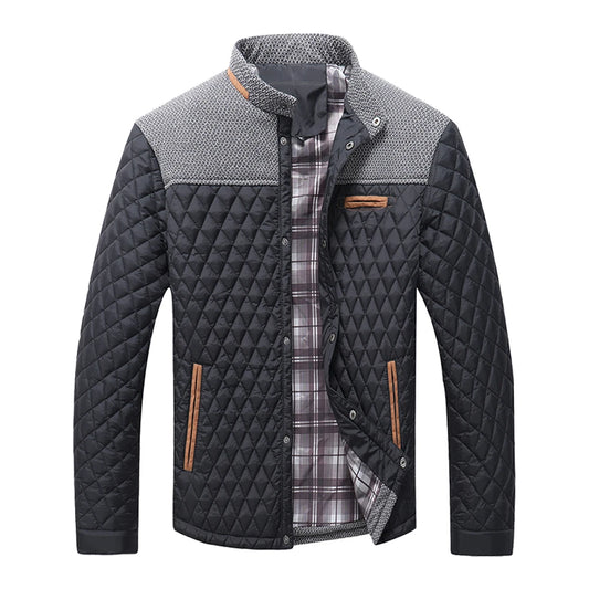 CN Fujian Winter Waterproof Bomber Quilted Jacket For Men