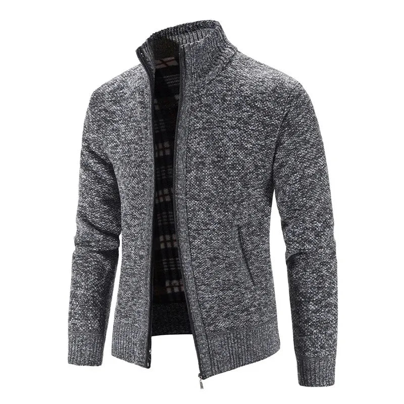 NONECN Knitted Cardigan For Men Spring Autumn Casual