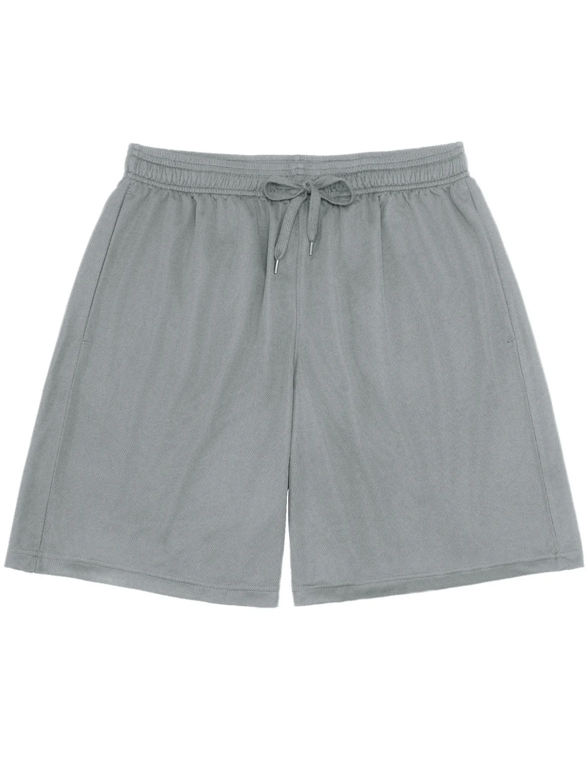 Mens Casual Polyester Shorts With Drawstring Waistband