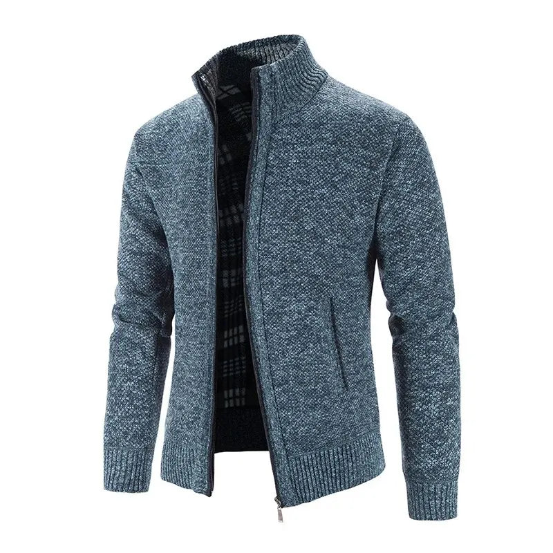 NONECN Knitted Cardigan For Men Spring Autumn Casual