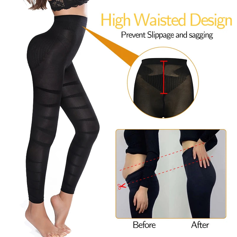 Miss Moly High Waist Leggings Tummy Control Body Shaper