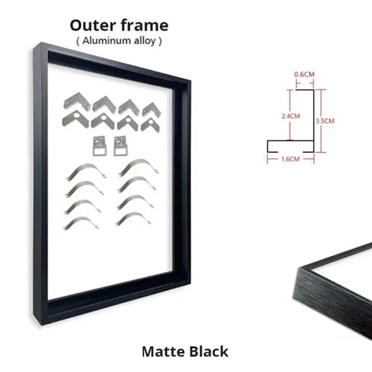 Oil Painting Canvas With Metal Aluminum Outer Frame