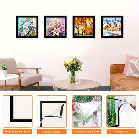 Magnetic Frames Set For Diamond Painting And Office Use