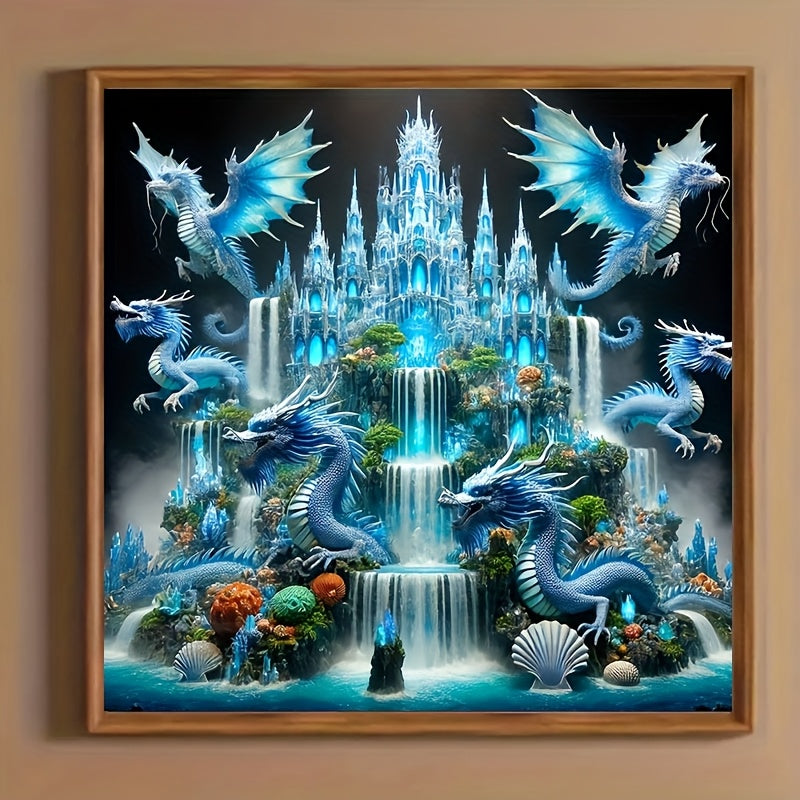 Dragon Realm 5D Diamond Painting Kit DIY Frameless Diamond Art