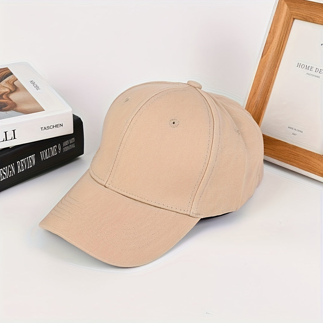 Baseball Cap Set 5 Unisex Adjustable Polyester Hats