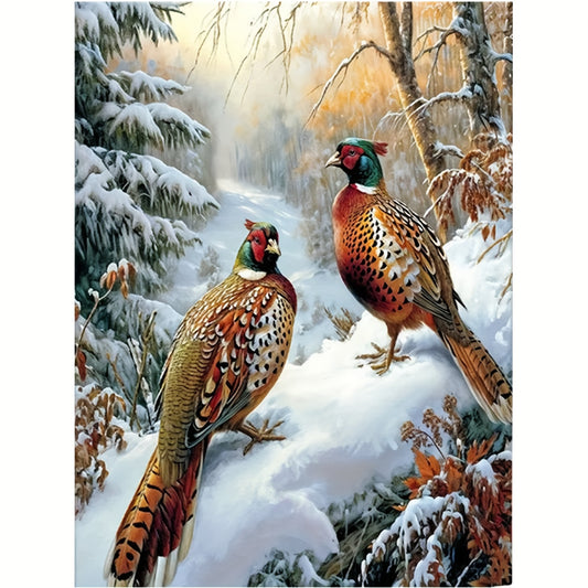 Chicken Theme 5D Diamond Painting Kit With Tools For Beginners